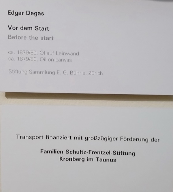 beschriftung degas